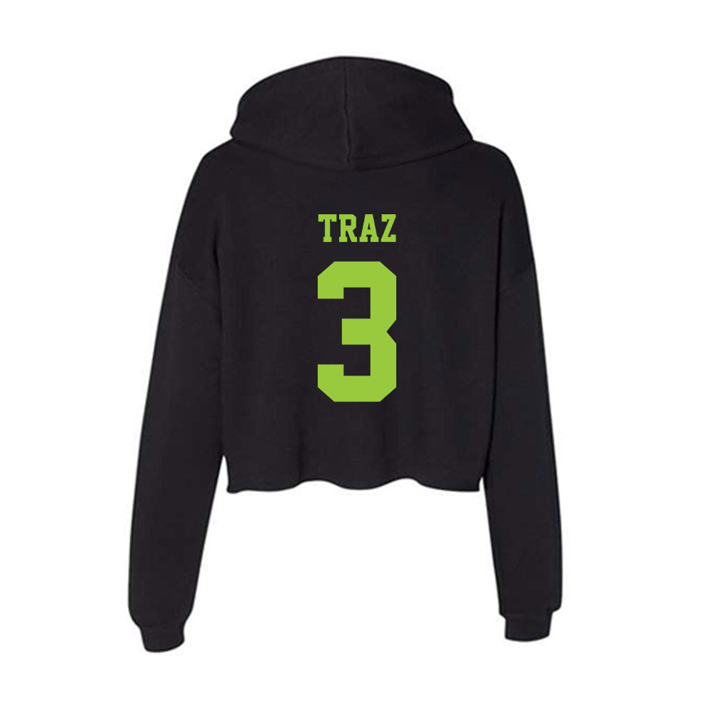 USF - NCAA Women's Lacrosse : Elle Traz - Women's Crop Fleece Hoodie-1