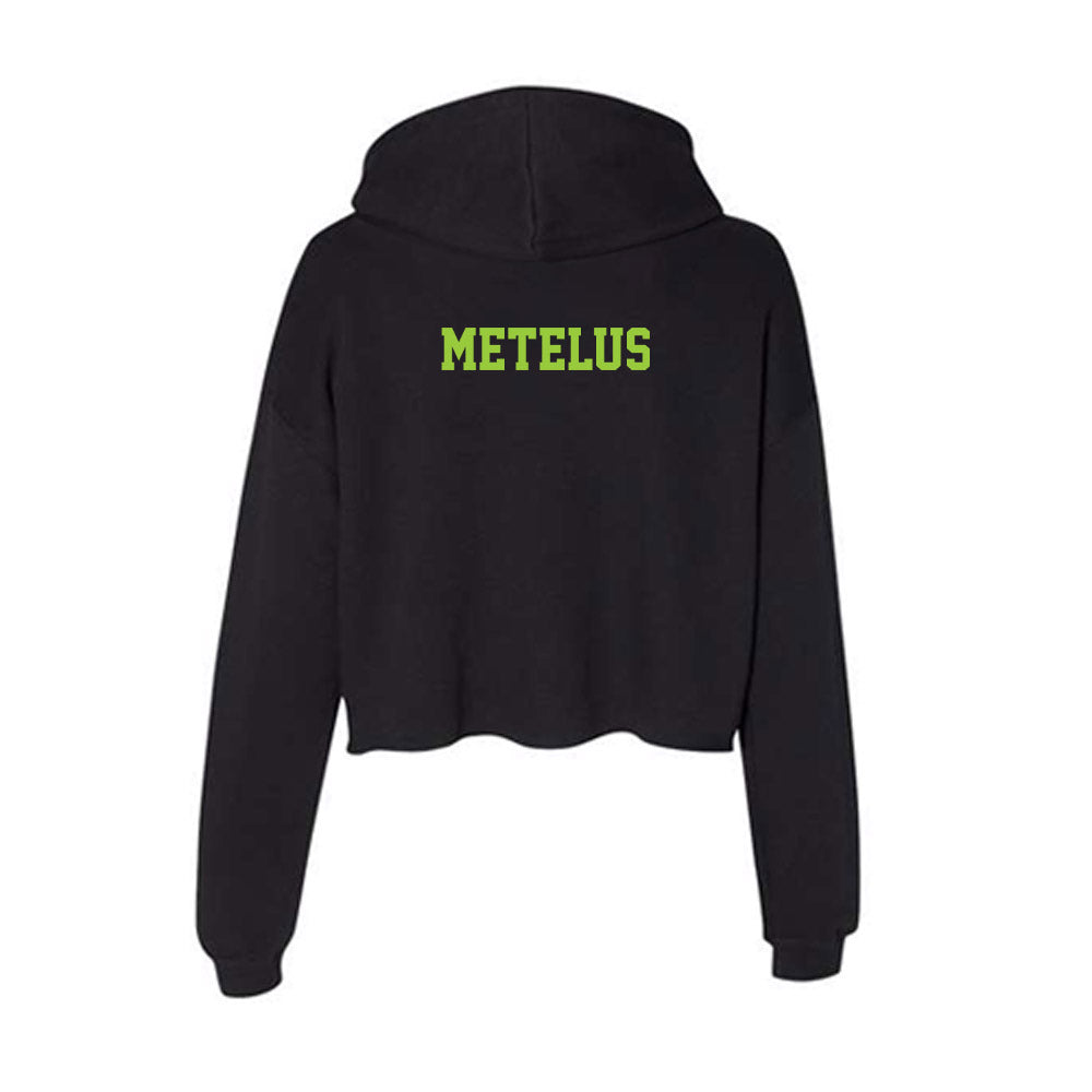 USF - NCAA Men's Track & Field : Nathan Metelus - Women's Crop Fleece Hoodie-1
