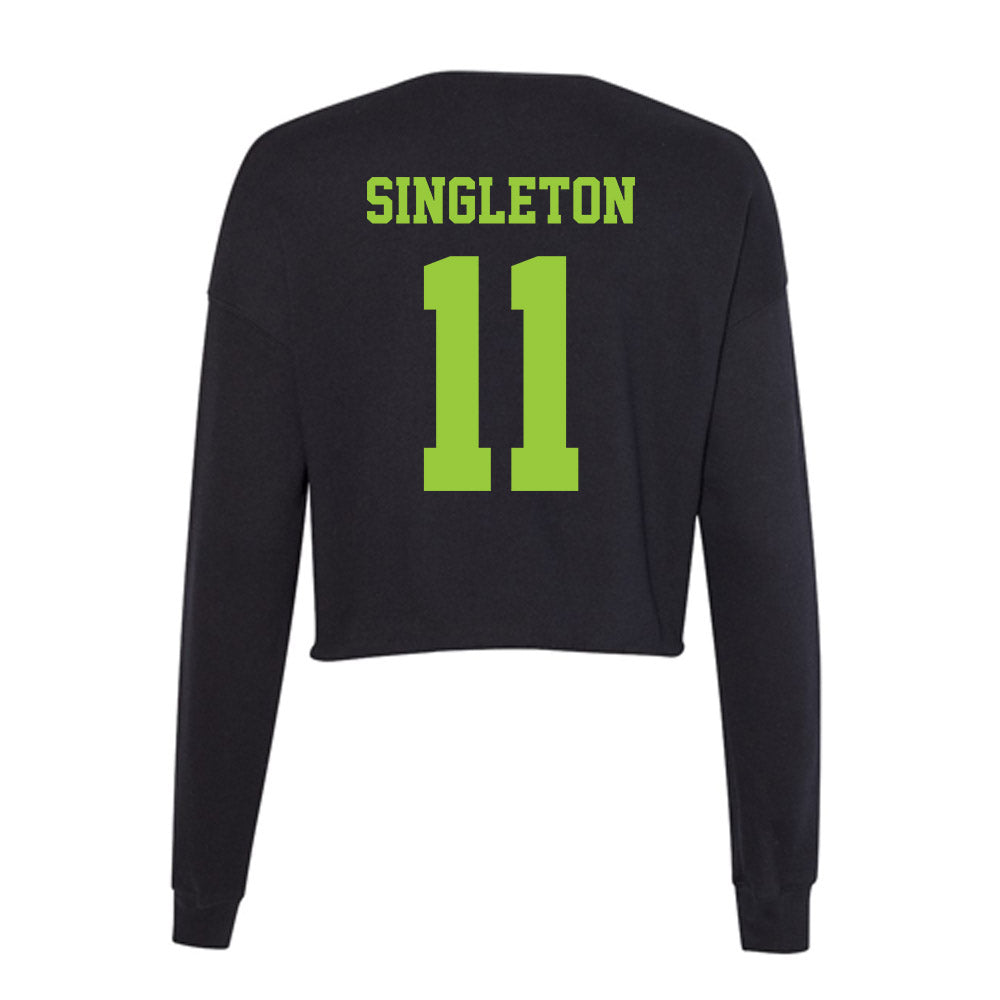 USF - NCAA Football : Keshaun Singleton - Women's Cropped Crew Fleece-1
