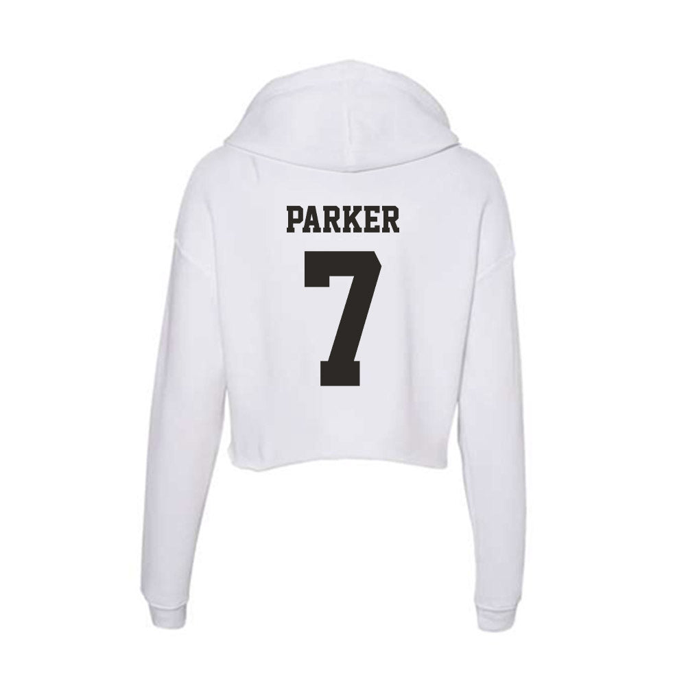 Marshall - NCAA Football : Jayland Parker - Women's Crop Fleece Hoodie-1
