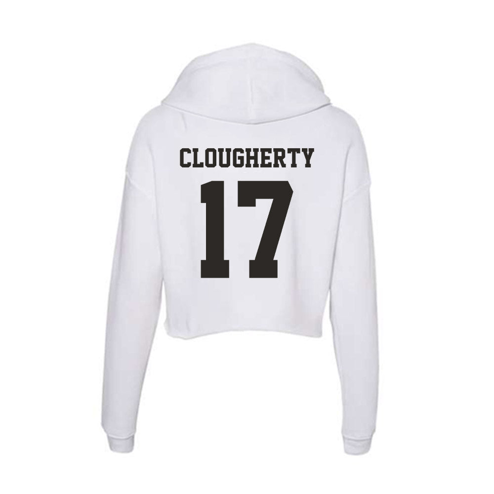 Marshall - NCAA Football : Jack Clougherty - Women's Crop Fleece Hoodie-1