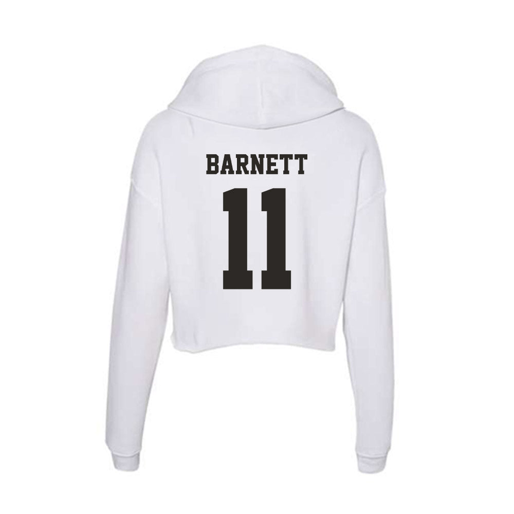 Marshall - NCAA Women's Volleyball : Emma Barnett - Classic Shersey Women's Crop Fleece Hoodie-1