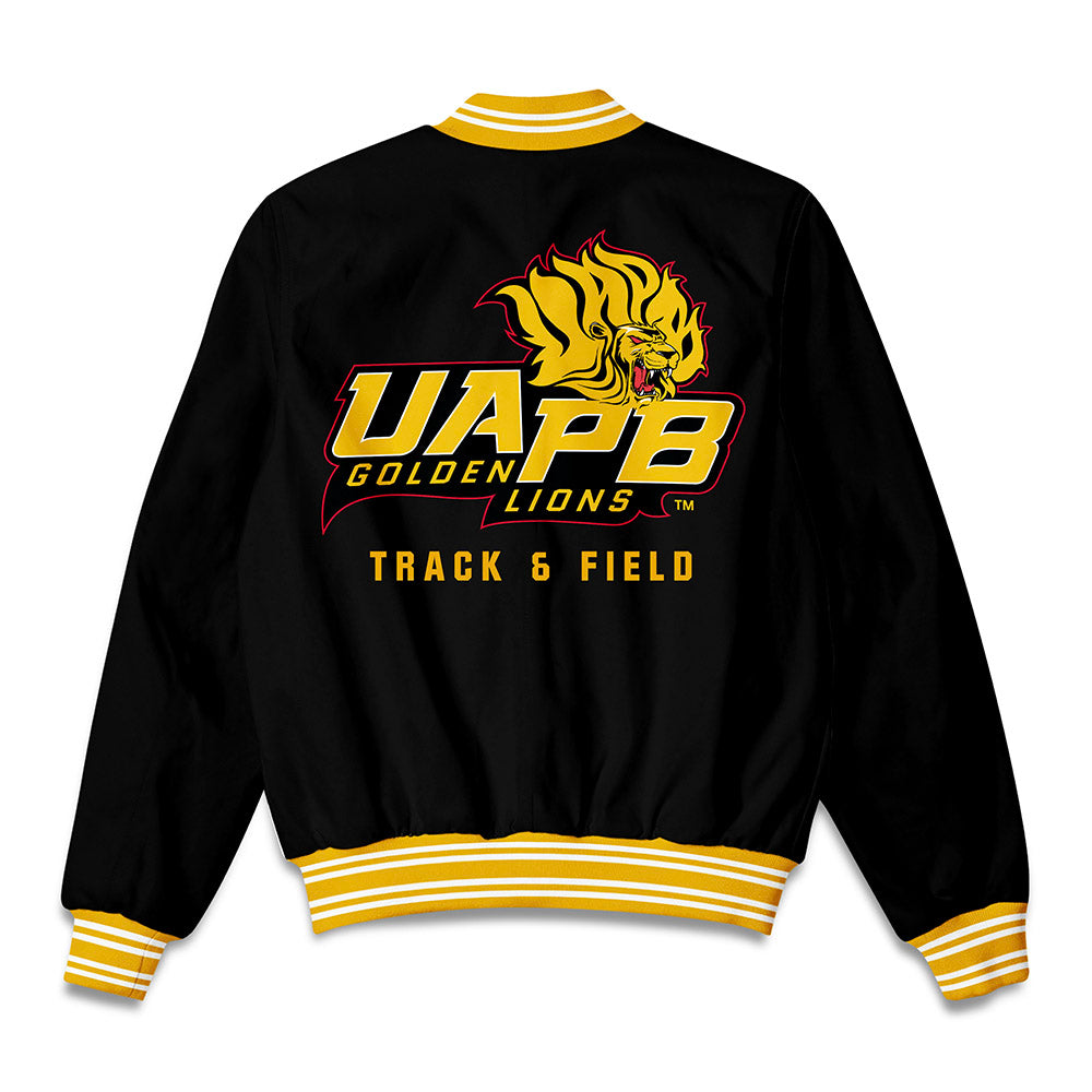 UAPB - NCAA Men's Track & Field : Jared Sylvester - Bomber Jacket-1