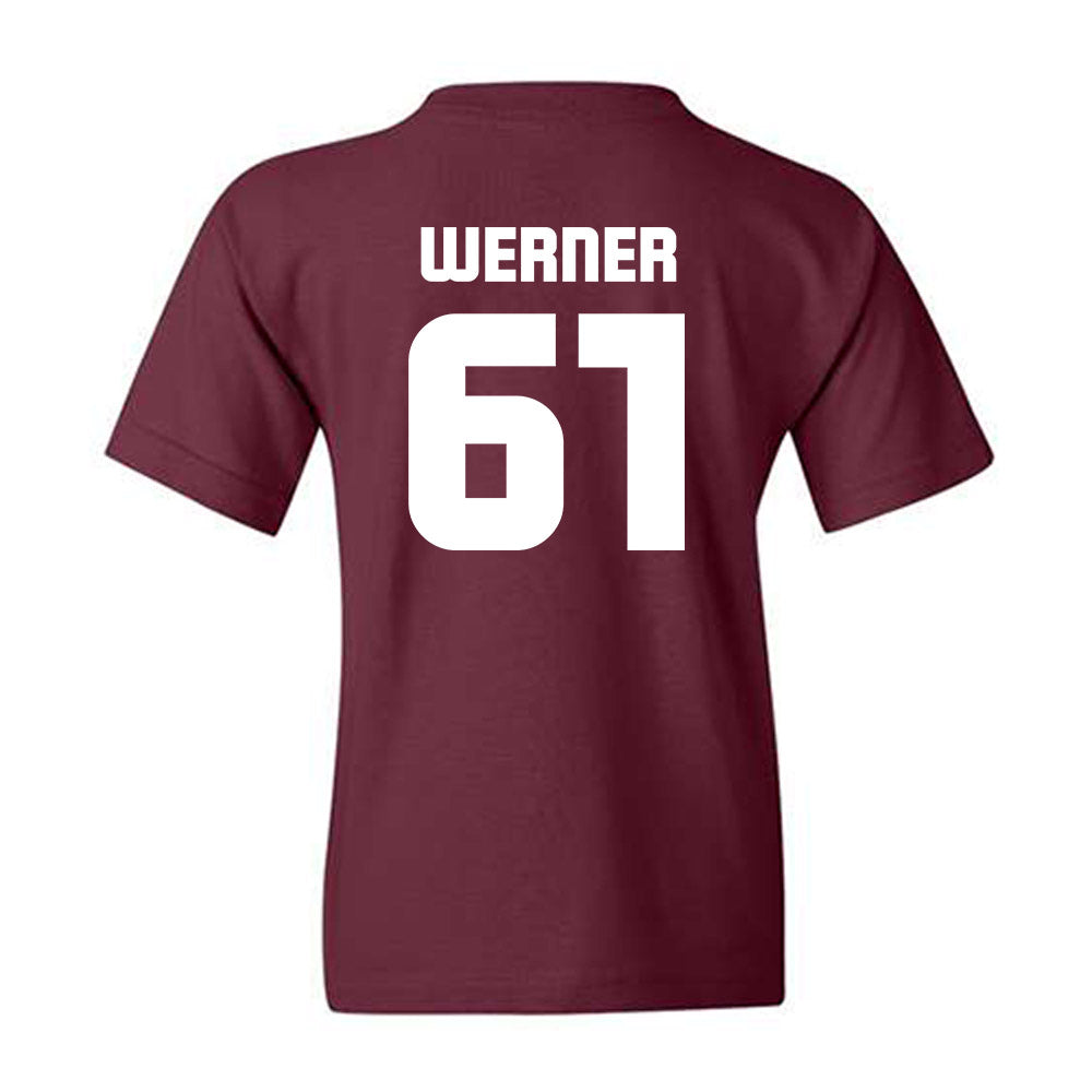 Colgate - NCAA Football : Dominic Werner - Youth T-Shirt-1
