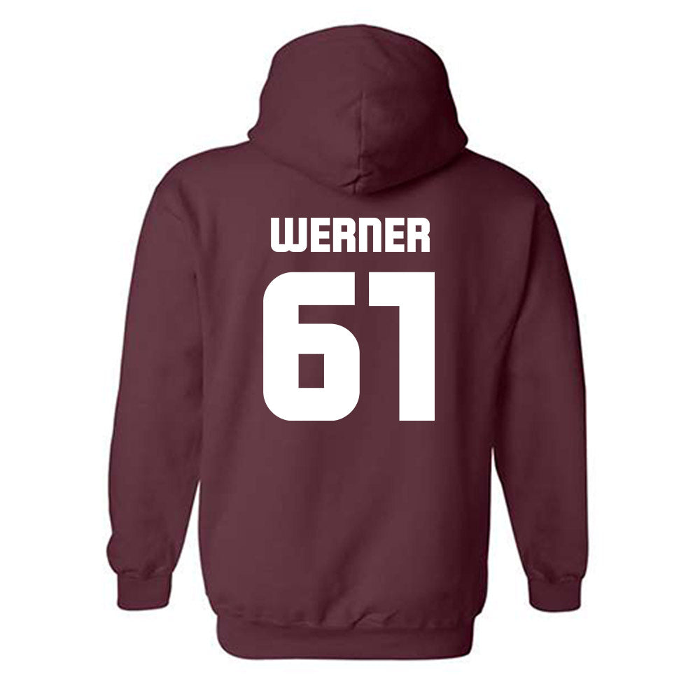 Colgate - NCAA Football : Dominic Werner - Hooded Sweatshirt-1