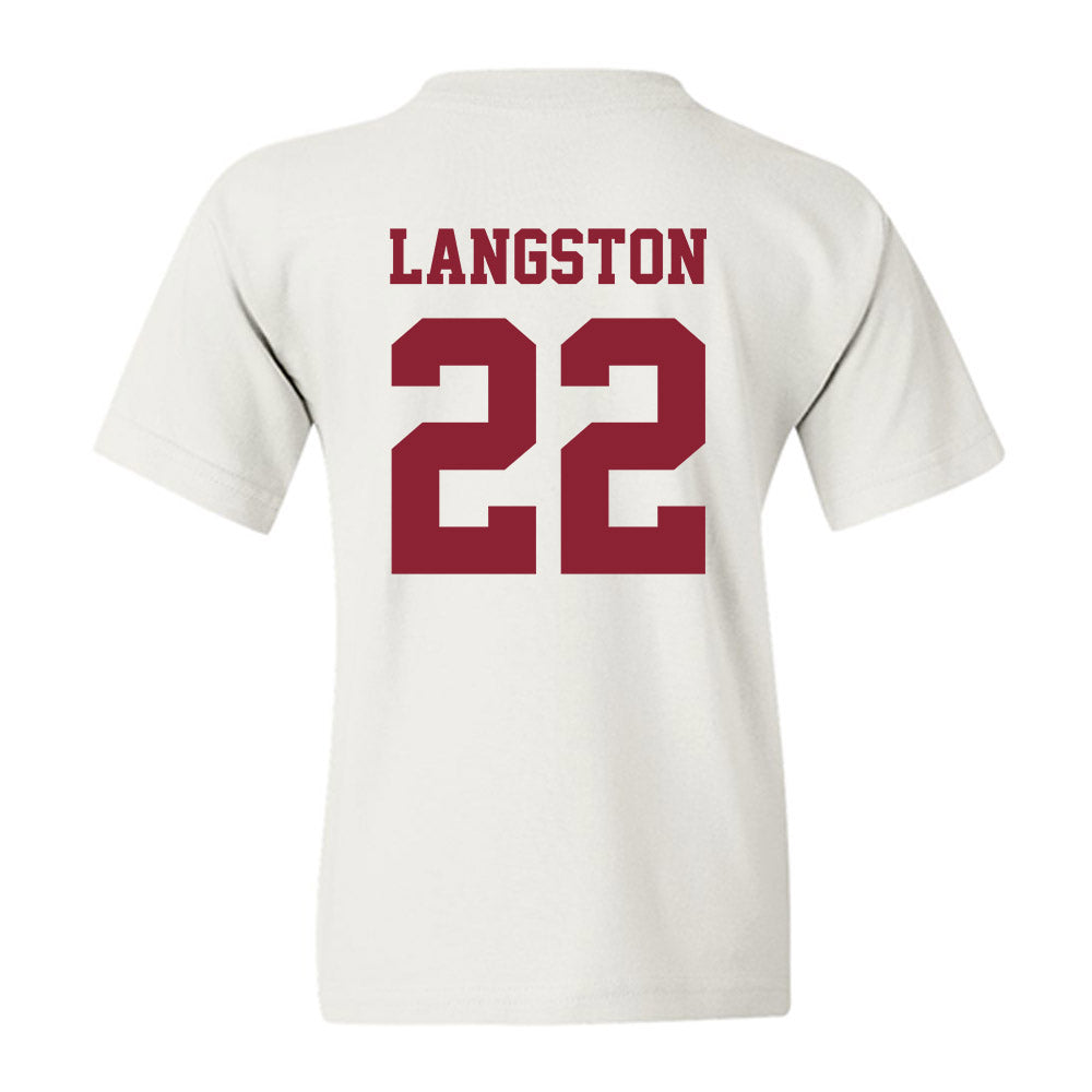 Colgate - NCAA Football : Kenny Langston - Classic Shersey Youth T-Shirt-1