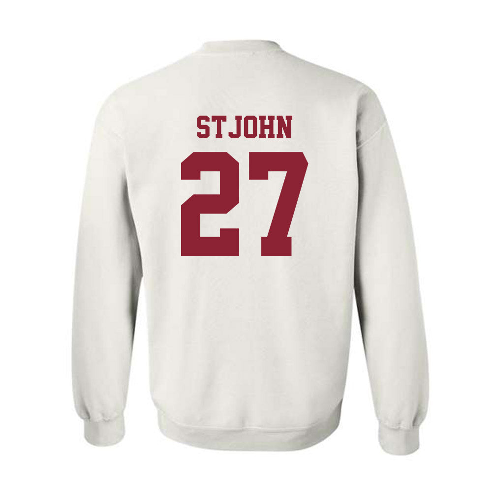 Colgate - NCAA Men's Soccer : Alex StJohn - Classic Shersey Crewneck Sweatshirt-1