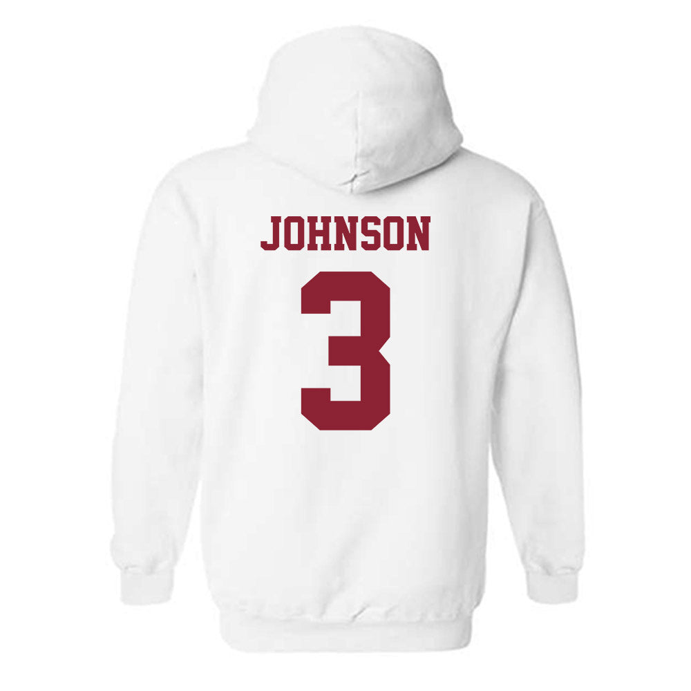 Colgate - NCAA Football : Taytum Johnson - Classic Shersey Hooded Sweatshirt-1