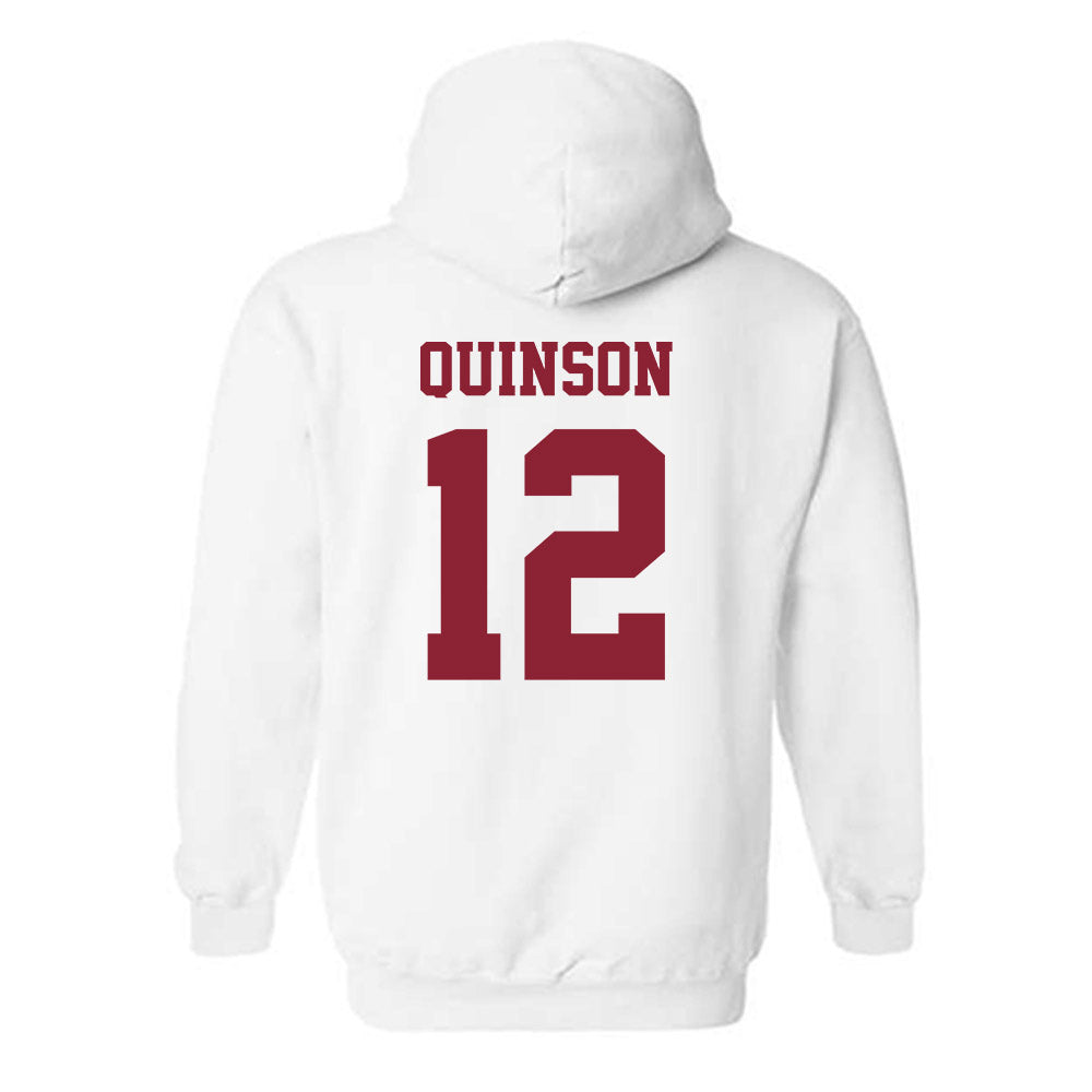 Colgate - NCAA Men's Lacrosse : Casey Quinson - Classic Shersey Hooded Sweatshirt-1