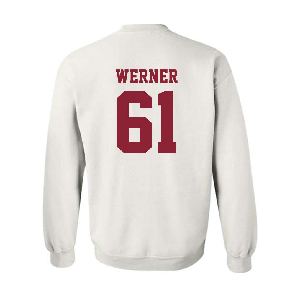 Colgate - NCAA Football : Dominic Werner - Classic Shersey Crewneck Sweatshirt-1