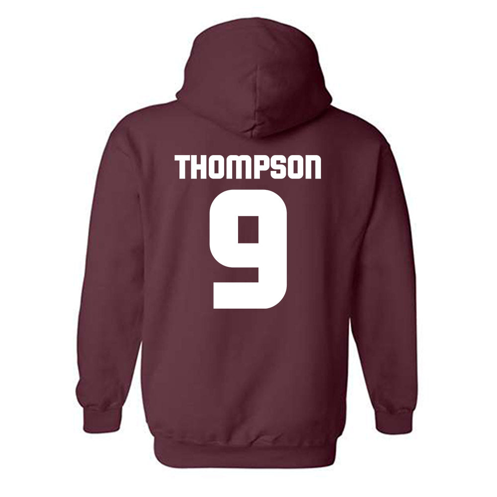 Colgate - NCAA Women's Soccer : Chloe Thompson - Classic Shersey Hooded Sweatshirt-1