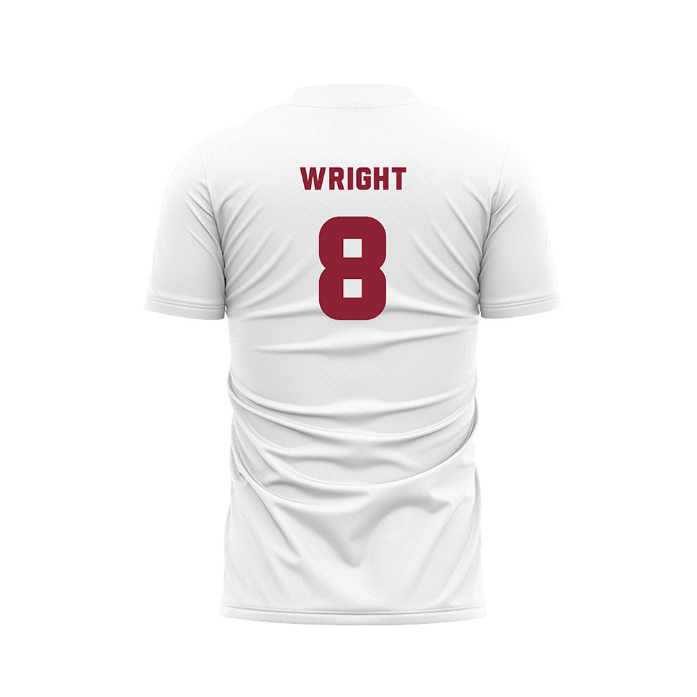 Colgate - NCAA Men's Soccer : Aidan Wright - White Soccer Jersey-1