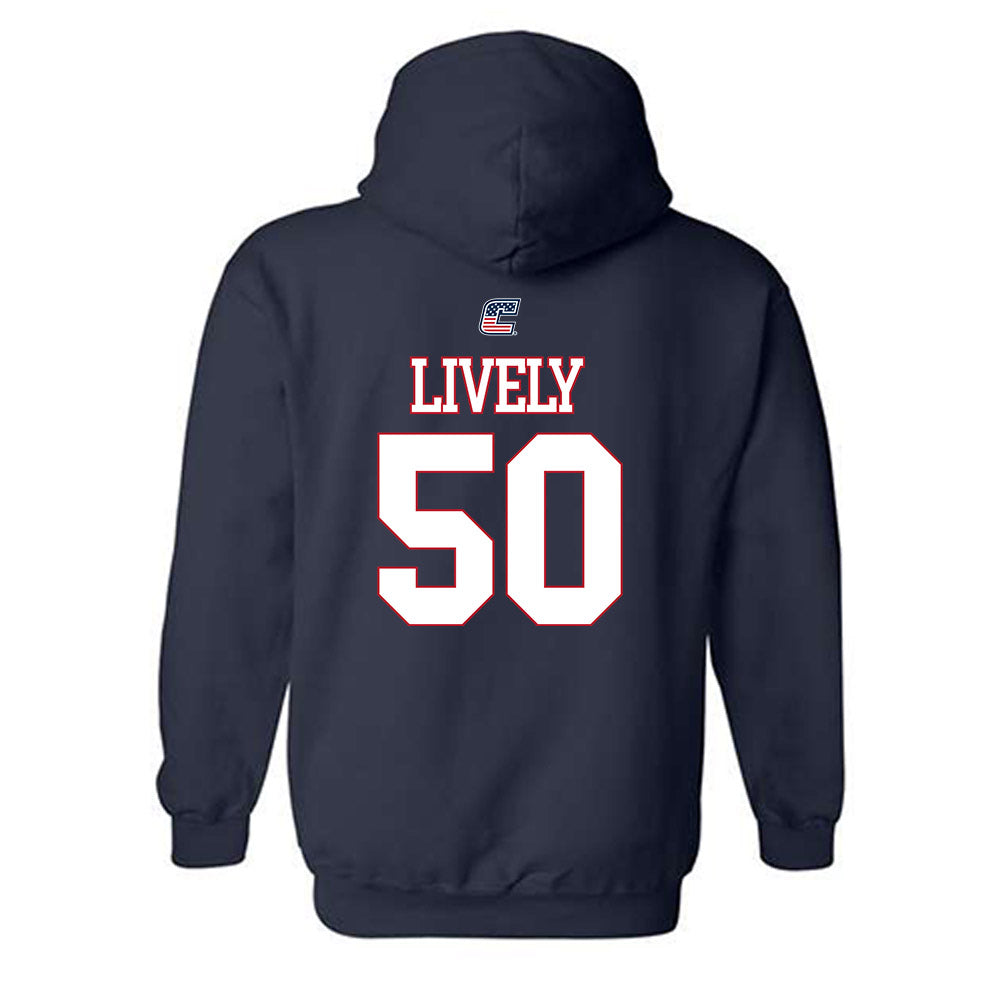 UTC - NCAA Football : Devin Lively - Military Appreciation Hooded Sweatshirt