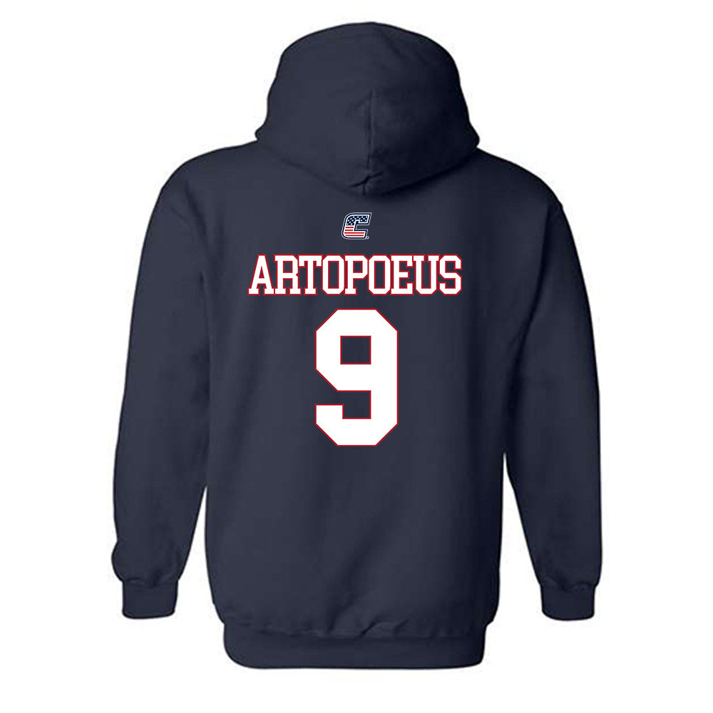 UTC - NCAA Football : Chase Artopoeus - Military Appreciation Hooded Sweatshirt