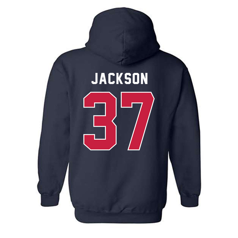 MSU Denver - NCAA Baseball : River Jackson - Classic Shersey Hooded Sweatshirt-1