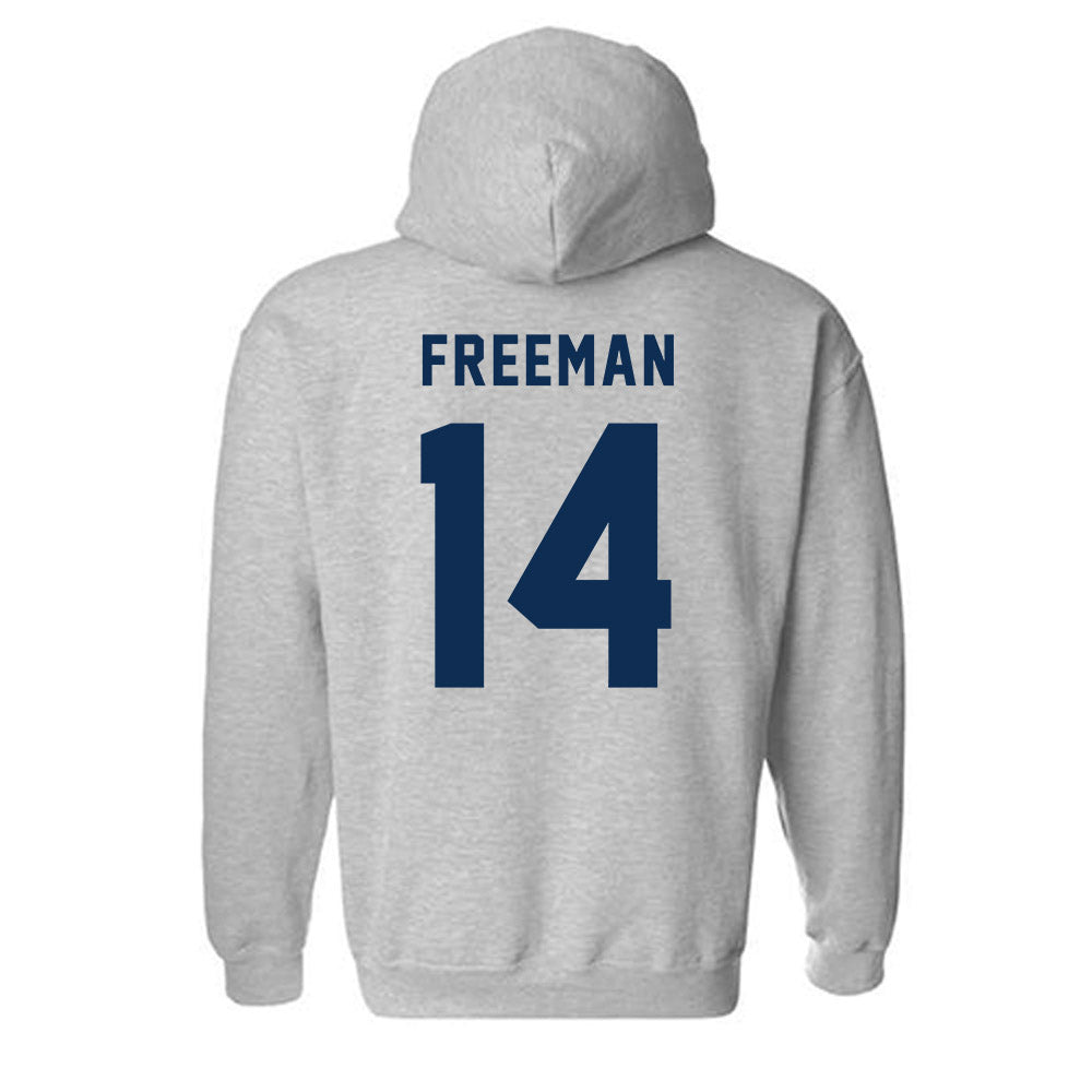 MSU Denver - NCAA Men's Basketball : Isaiah Freeman - Classic Shersey Hooded Sweatshirt-1