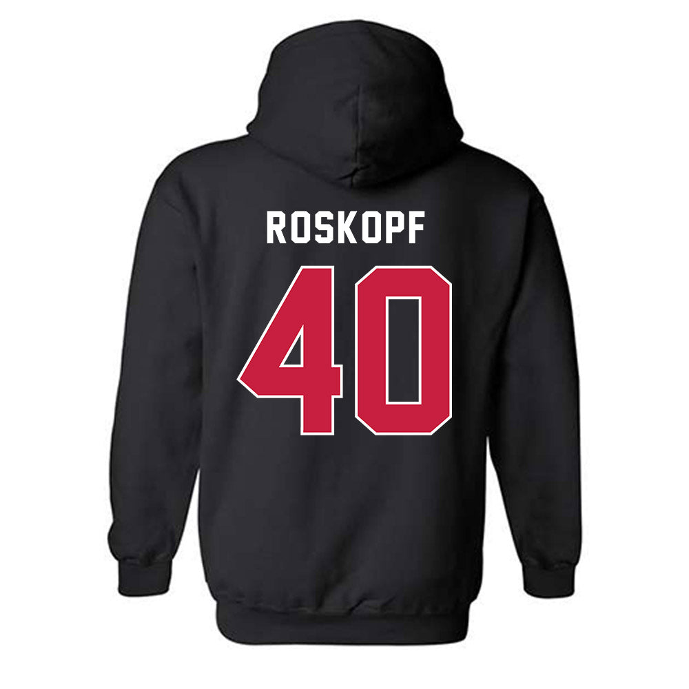 MSU Denver - NCAA Baseball : Riley Roskopf - Classic Shersey Hooded Sweatshirt-1