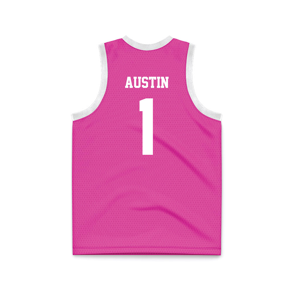 Alabama - NCAA Women's Basketball : Ace Austin - Pink Basketball Jersey-1