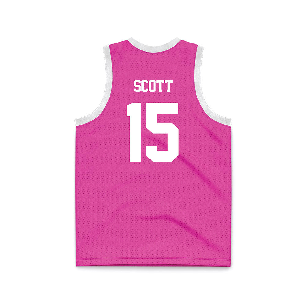 Alabama - NCAA Women's Basketball : Ta'Mia Scott - Pink Basketball Jersey-1