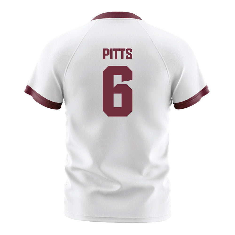 Mississippi State - NCAA Women's Soccer : Ellie Pitts - White Soccer Jersey-1