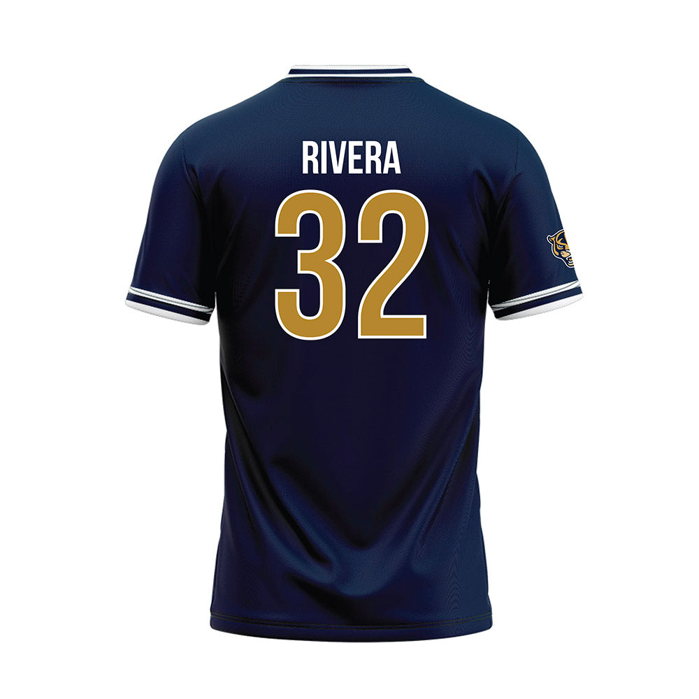 FIU - NCAA Baseball : Nelson Rivera - Blue Baseball Jersey-1