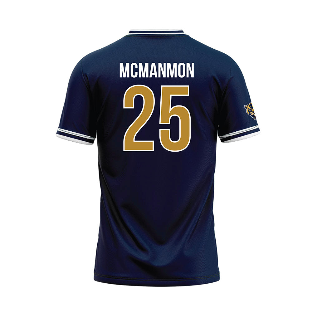 FIU - NCAA Baseball : Quin Mcmanmon - Blue Baseball Jersey-1