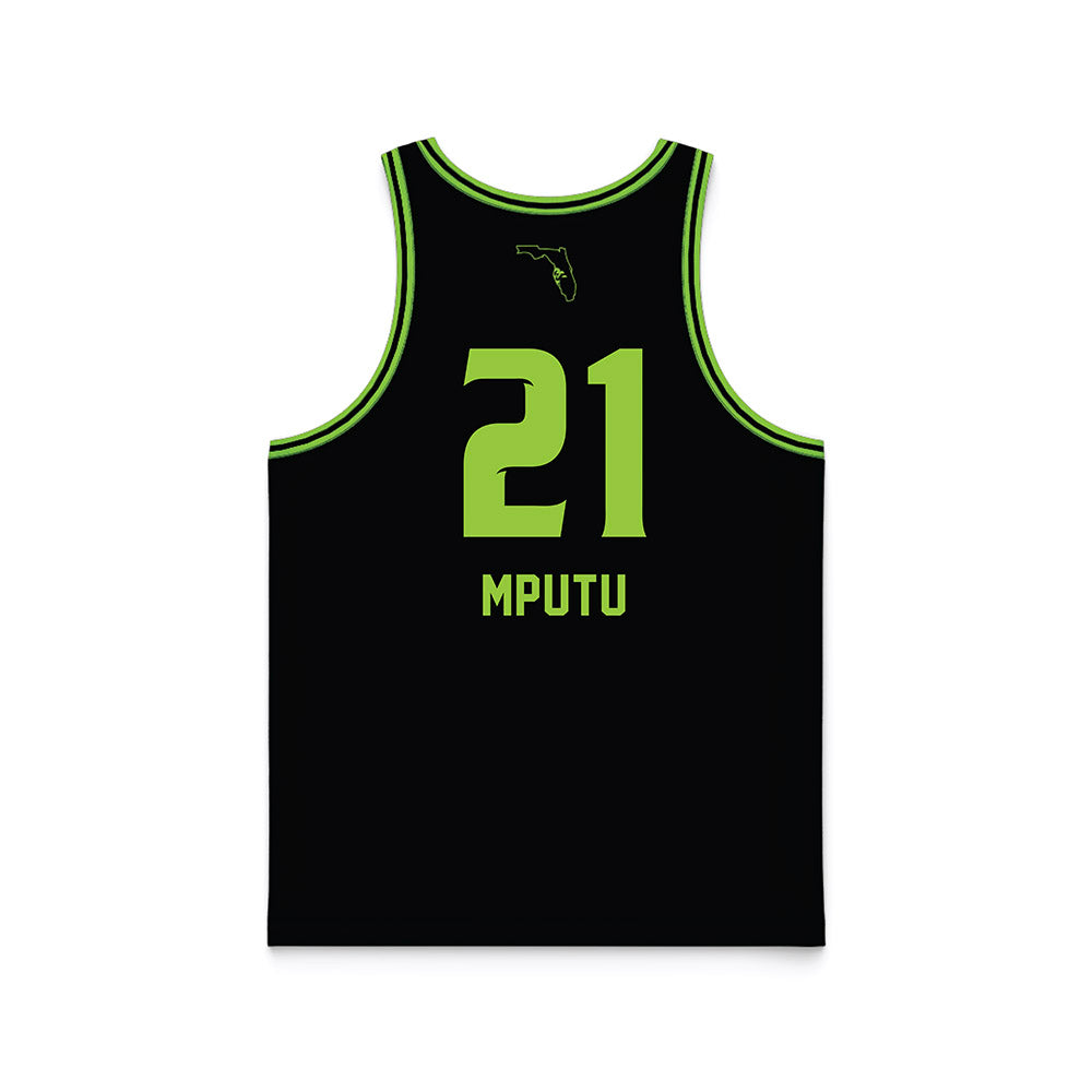 USF - NCAA Women's Basketball : Lor Mputu - Black Basketball Jersey-1