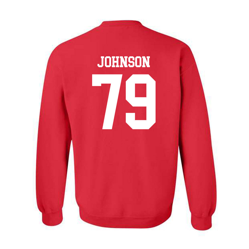 Jax State - NCAA Football : Lance Johnson - Classic Shersey Crewneck Sweatshirt-1