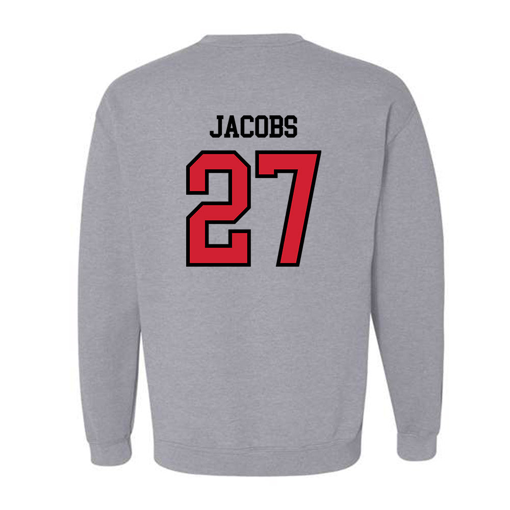 Jax State - NCAA Women's Soccer : Amelia Jacobs - Classic Shersey Crewneck Sweatshirt-1