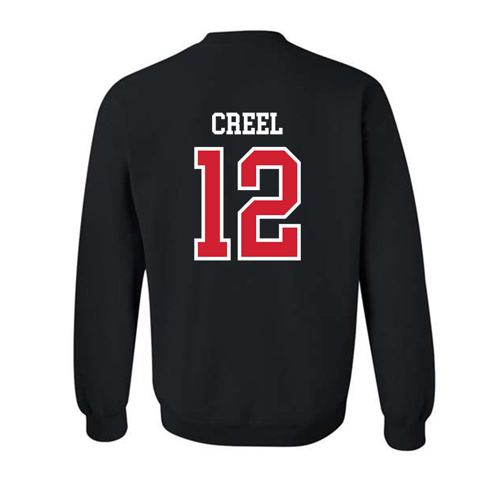 Jax State - NCAA Football : Caden Creel - Classic Shersey Crewneck Sweatshirt-1