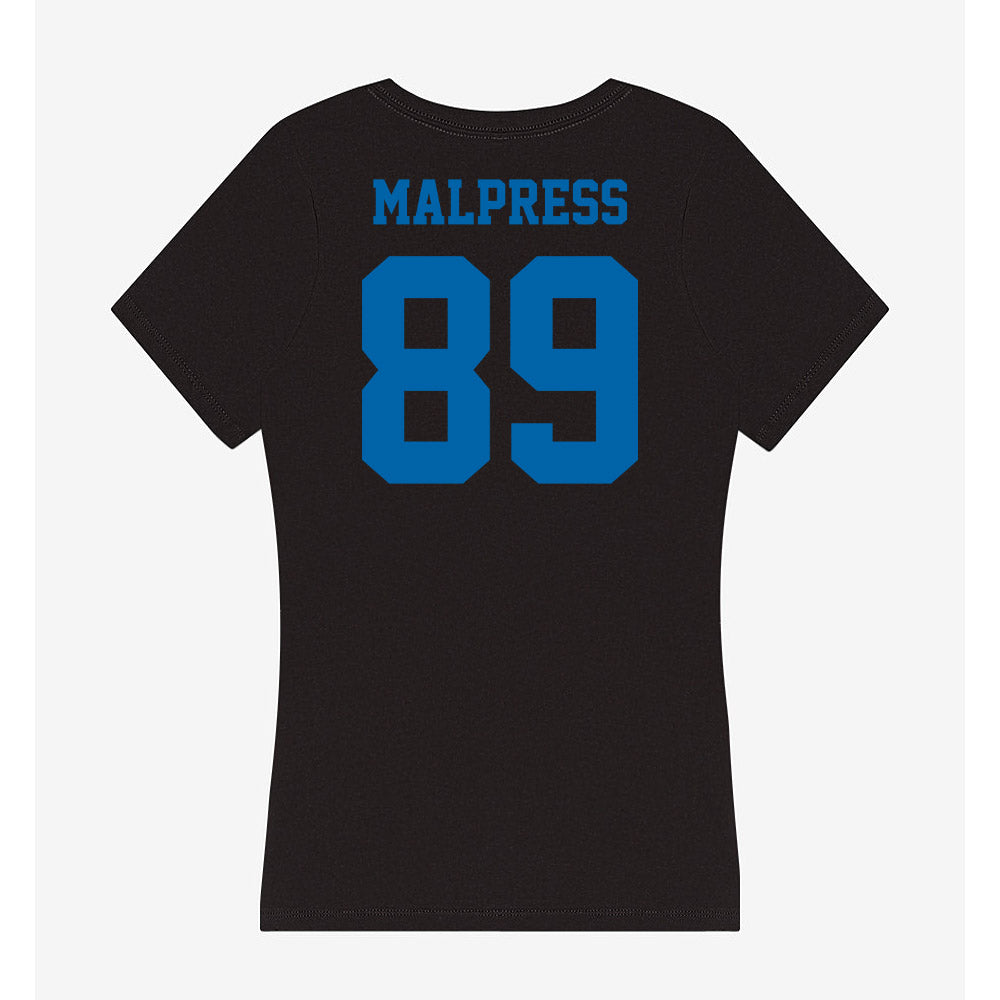 MTSU - NCAA Football : Darnell Malpress - Women's V-Neck T-Shirt-1