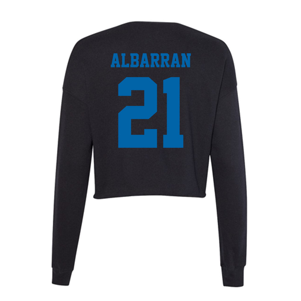 MTSU - NCAA Baseball : Abel Albarran - Women's Cropped Crew Fleece-1