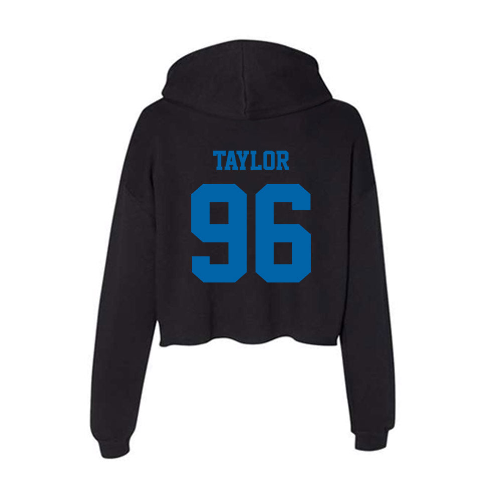 MTSU - NCAA Football : jacob taylor - Women's Crop Fleece Hoodie-1