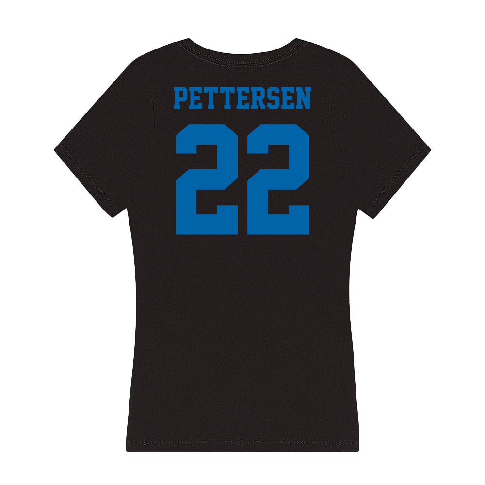 MTSU - NCAA Women's Soccer : Emma Pettersen - Women's V-Neck T-Shirt-1