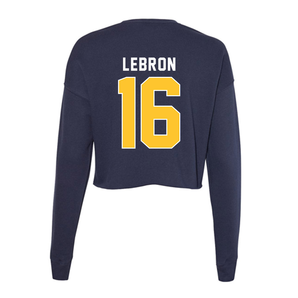Murray State - NCAA Baseball : Derek Lebron - Women's Cropped Crew Fleece-1