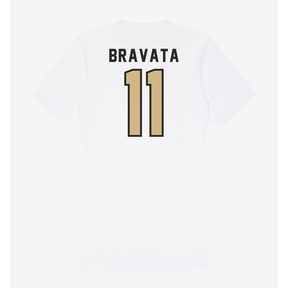 PFW - NCAA Women's Soccer : Madelyn Bravata - Women's V-Neck T-Shirt-1