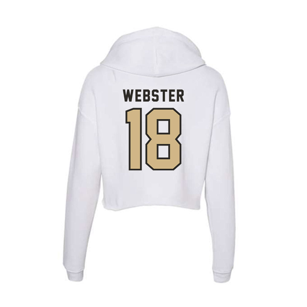 PFW - NCAA Women's Soccer : Scarlett Webster - Women's Crop Fleece Hoodie-1
