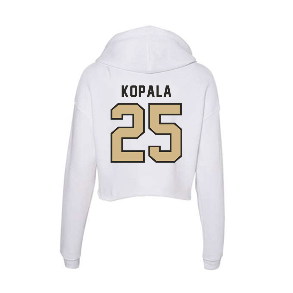 PFW - NCAA Women's Soccer : Maddy Kopala - Women's Crop Fleece Hoodie-1