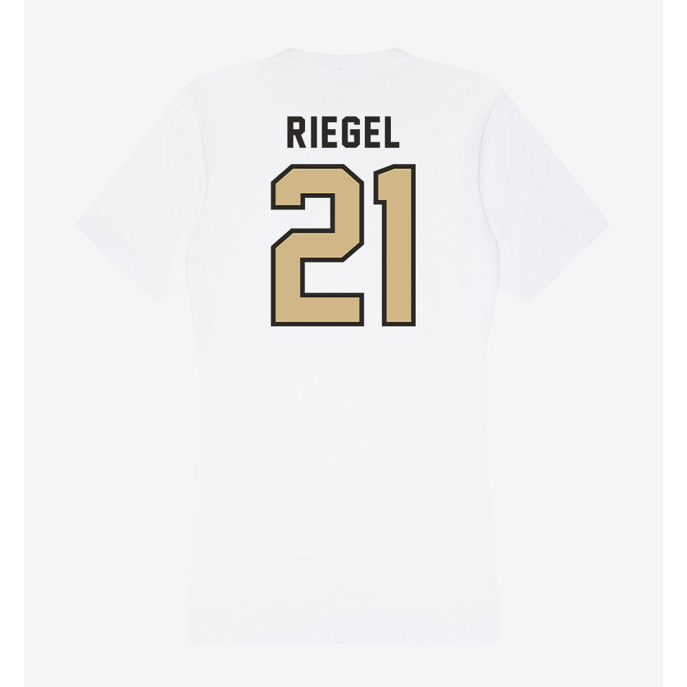 PFW - NCAA Women's Volleyball : Iris Riegel - Women's V-Neck T-Shirt-1