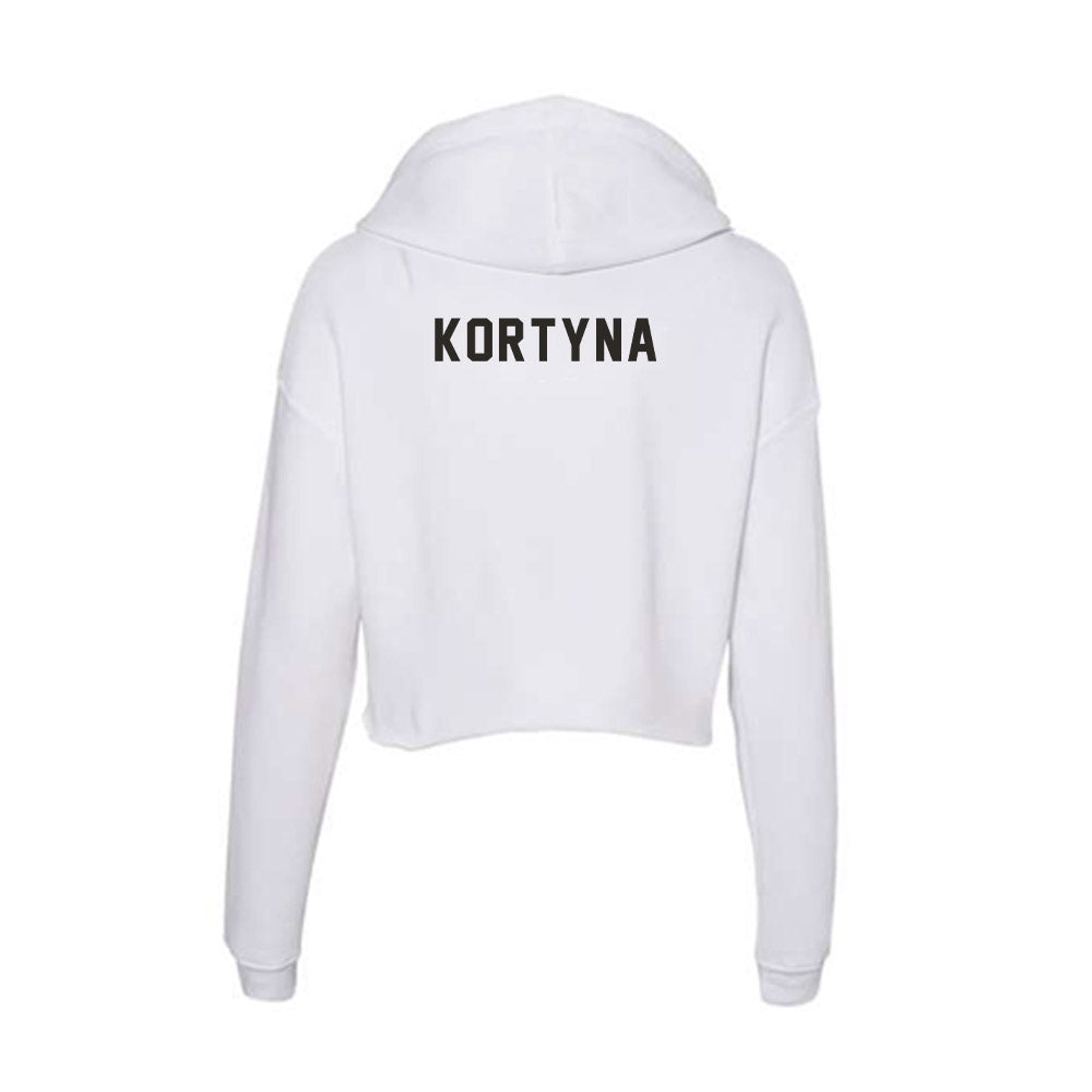 PFW - NCAA Cheerleading : Victoria Kortyna - Women's Crop Fleece Hoodie-1
