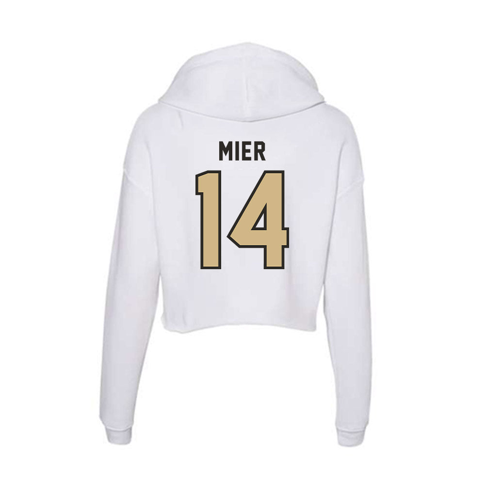 PFW - NCAA Men's Soccer : Eliam Mier - Women's Crop Fleece Hoodie-1