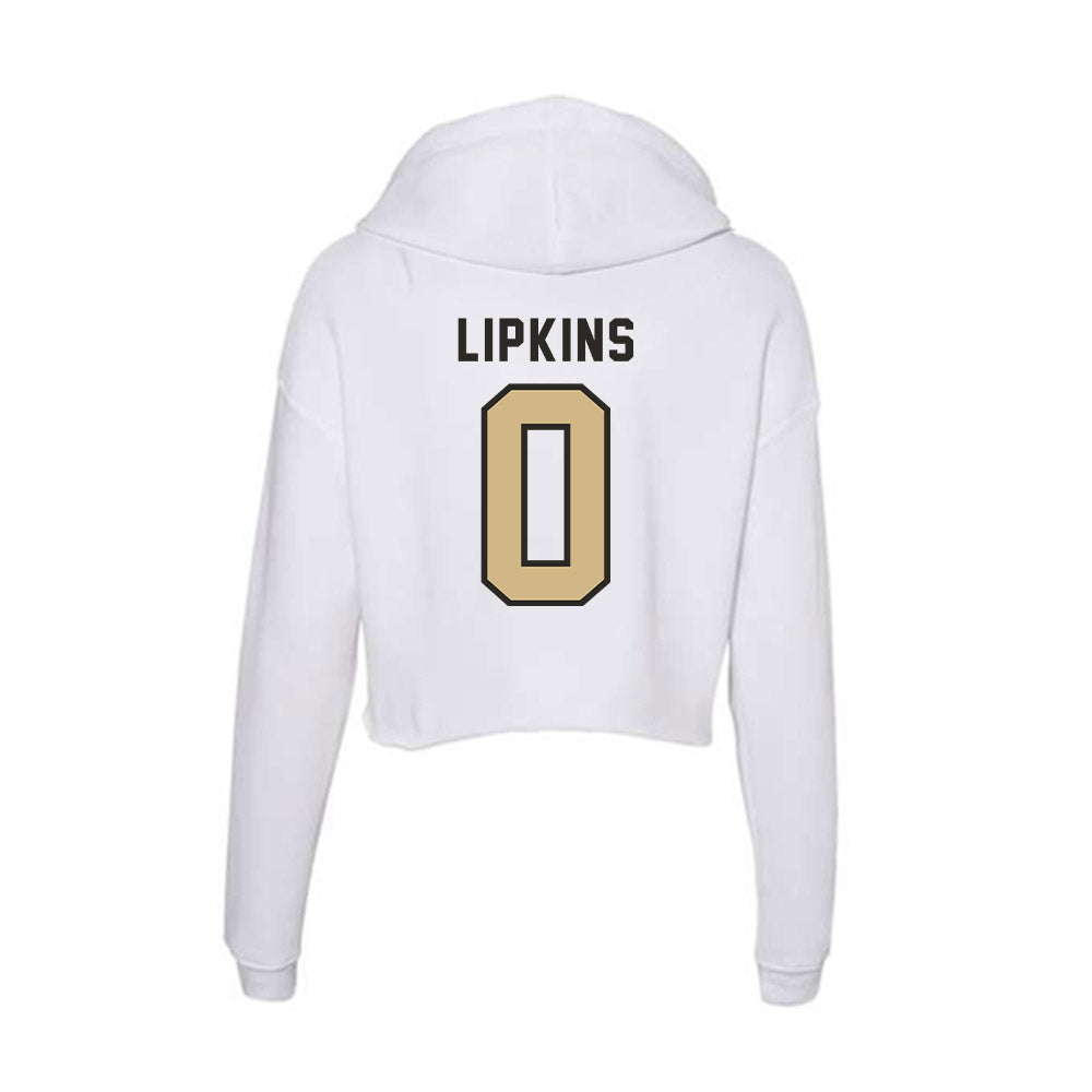 PFW - NCAA Men's Basketball : JaCorey Lipkins - Women's Crop Fleece Hoodie-1