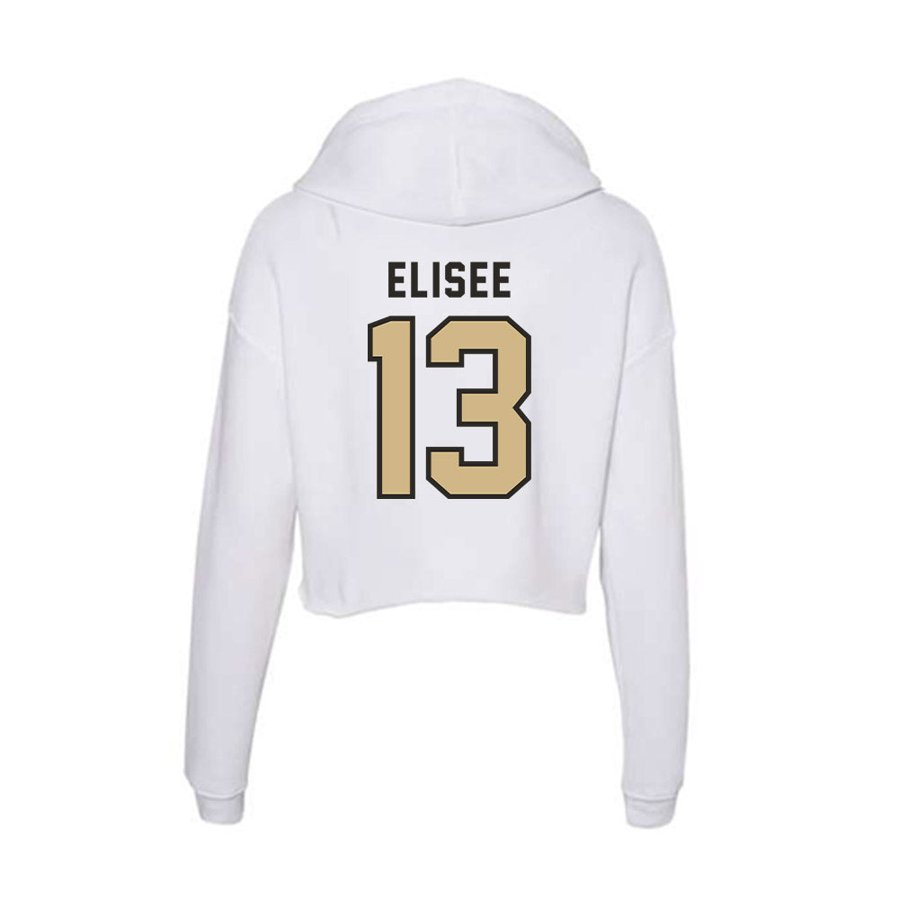 PFW - NCAA Men's Basketball : Deangelo Elisee - Women's Crop Fleece Hoodie-1
