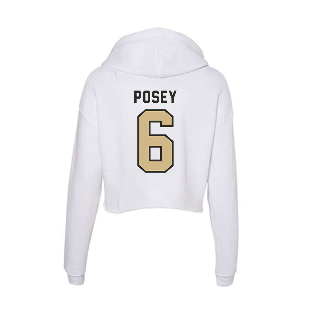 PFW - NCAA Women's Soccer : Kyra Posey - Women's Crop Fleece Hoodie-1