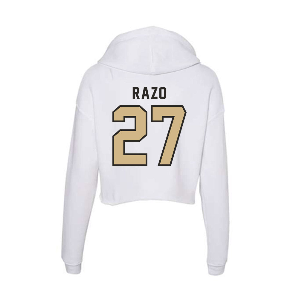 PFW - NCAA Men's Soccer : Brandon Razo - Women's Crop Fleece Hoodie-1
