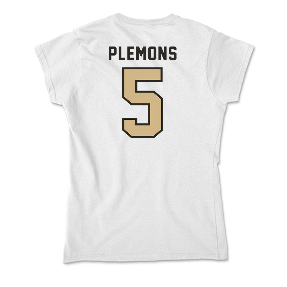 PFW - NCAA Women's Volleyball : Mya Plemons - Soft Style Women’s T-Shirt-1