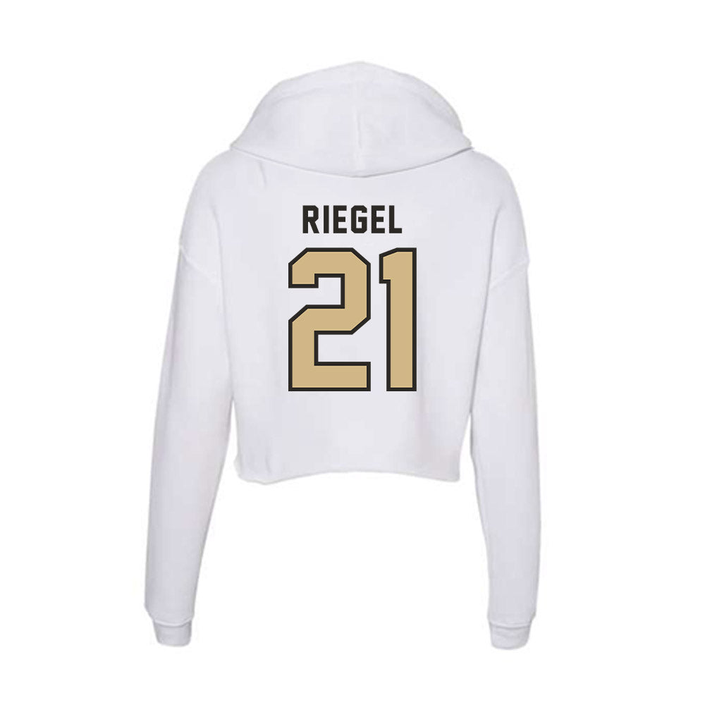PFW - NCAA Women's Volleyball : Iris Riegel - Women's Crop Fleece Hoodie-1