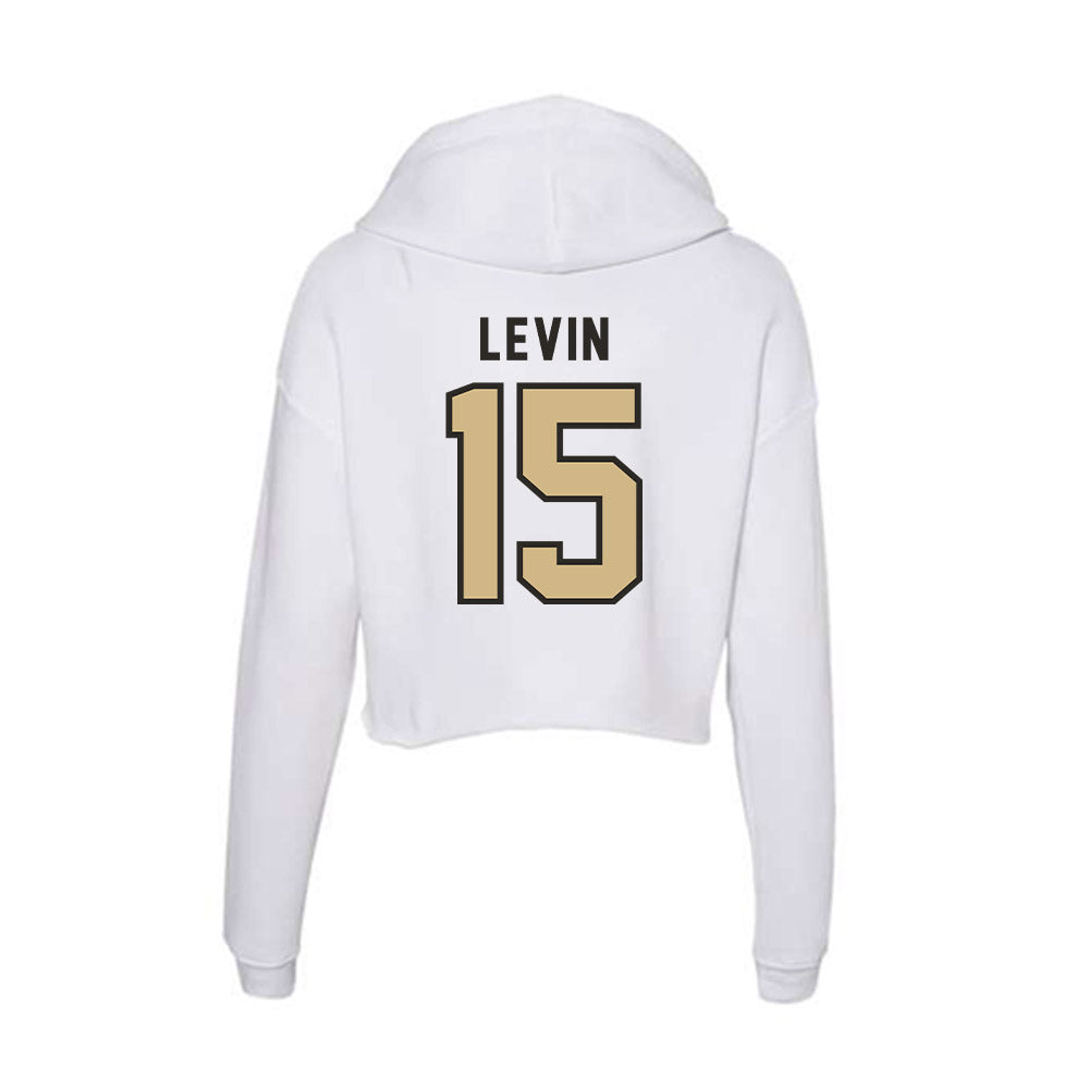 PFW - NCAA Men's Basketball : Yuval Levin - Women's Crop Fleece Hoodie-1