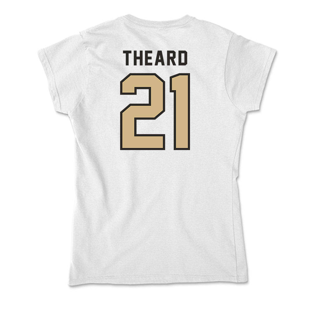PFW - NCAA Men's Soccer : Trey Theard - Soft Style Women’s T-Shirt-1