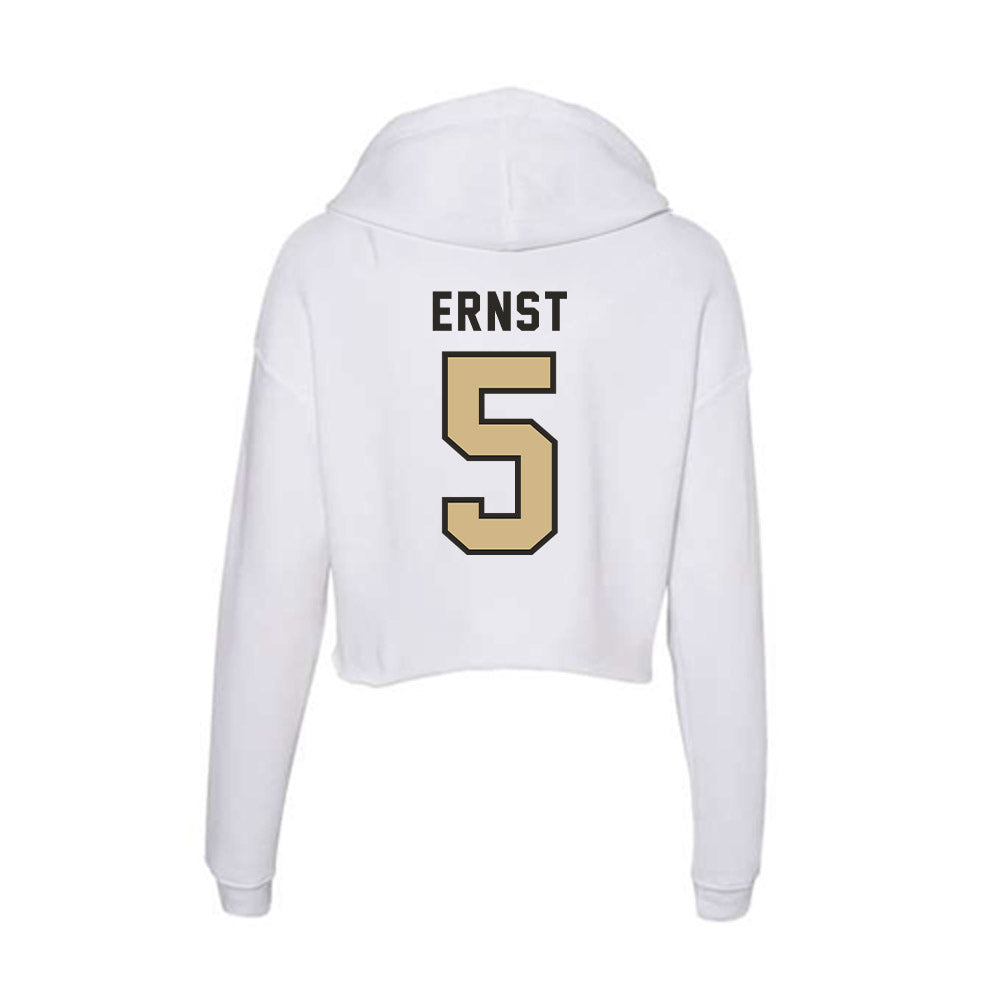 PFW - NCAA Women's Soccer : Emily Ernst - Women's Crop Fleece Hoodie-1